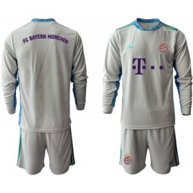 Bayern München Målmand Børn 3. Fodboldsæt 2020-21 L/S (+ Korte bukser)